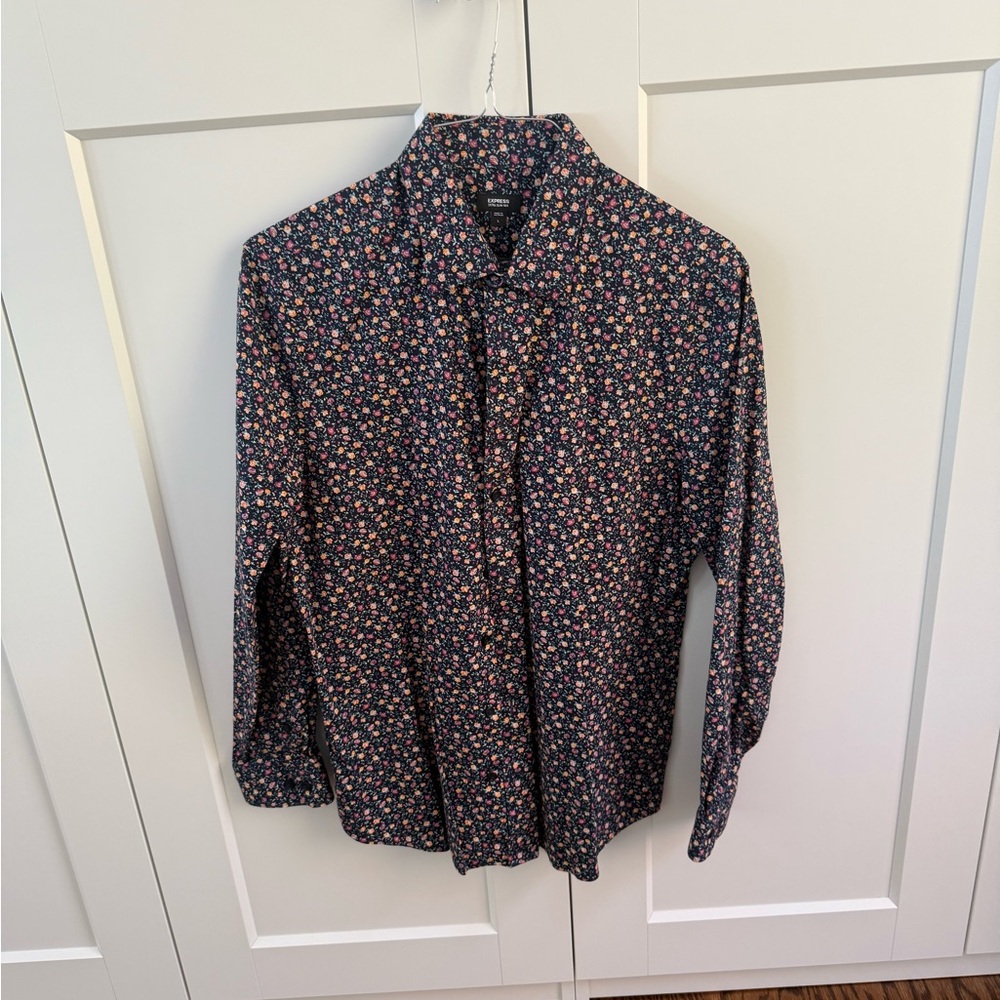 Express Floral Patterned Men's Shirt